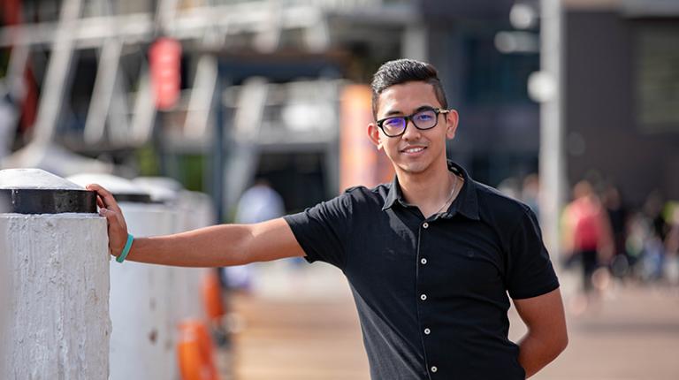 VU feels like home for IT student
