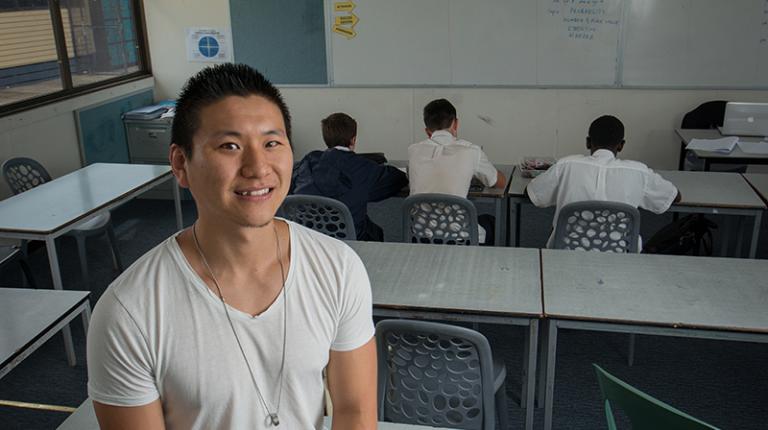 Achieving his dream