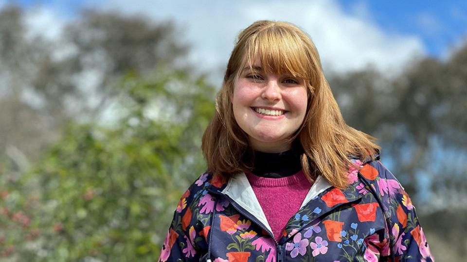 Screen Media student Abbey Hewat