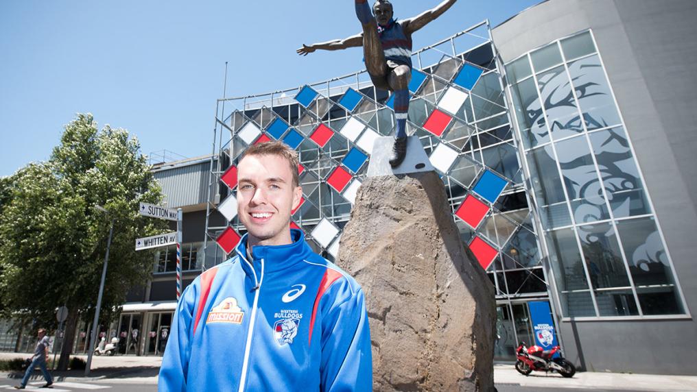 Whitten Oval, home of the Western Bulldogs.