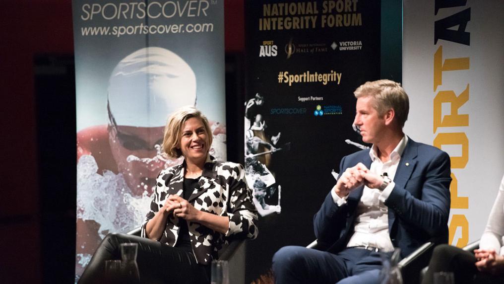 Panellists at the National Sport Integrity Forum