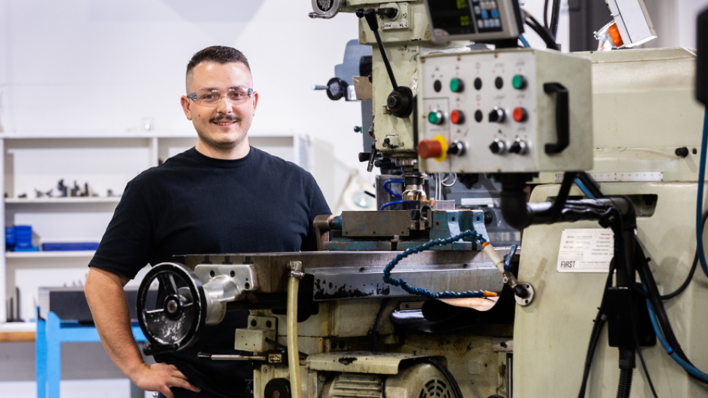 Robert, Cert III Engineering student