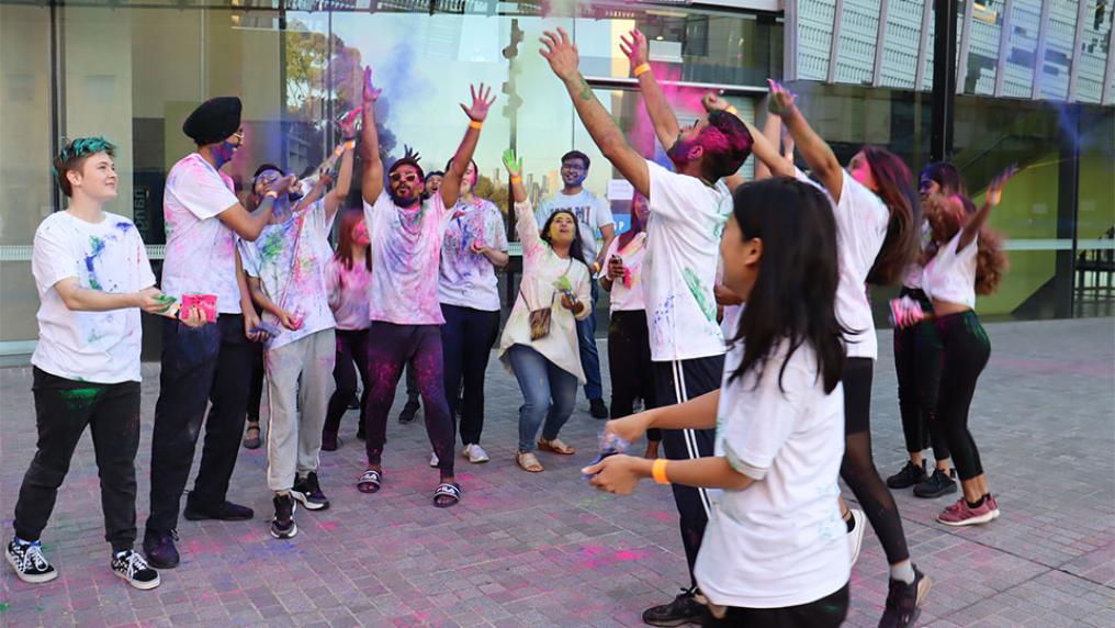 Holi Festival celebrations at VU
