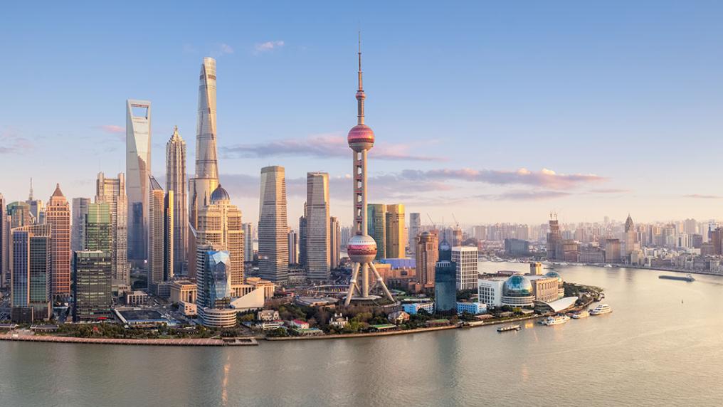A view of the Shanghai skyline