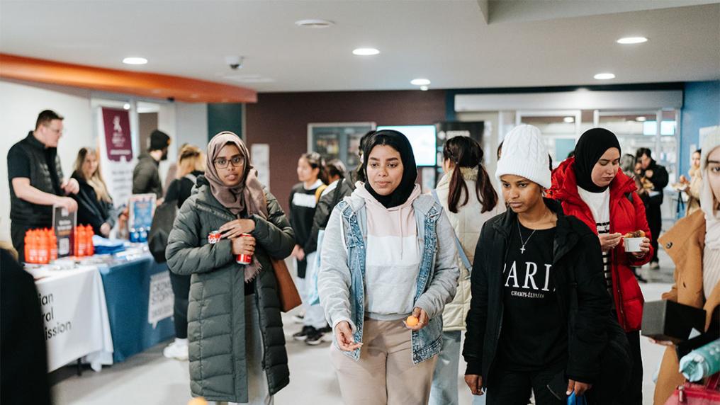 Students at Werribee's O-Fest.