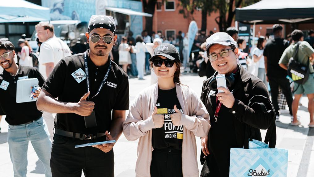 Students attending Werribee campus Ofest