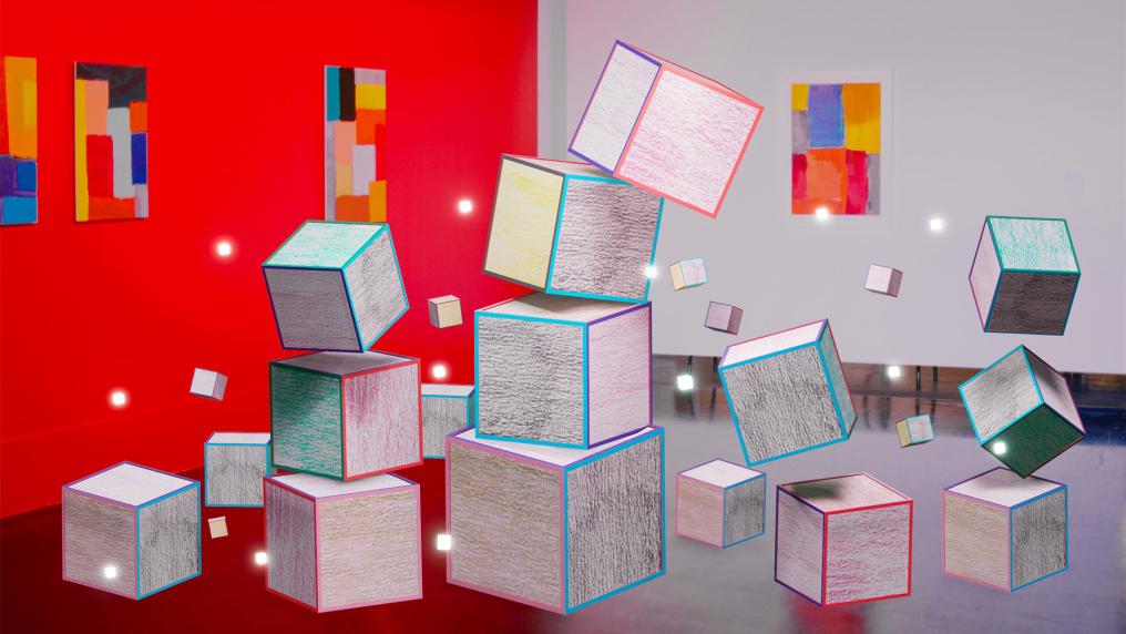  An augmented reality mockup of the BOLDER exhibition app