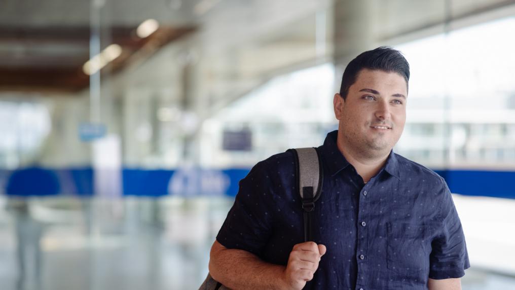 Daniel Hall, Victoria University Polytechnic student