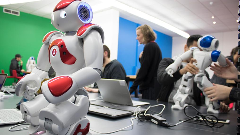 robots used in learning environment