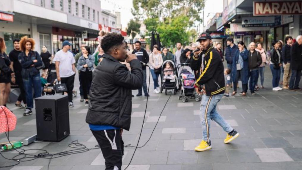 Performance in Footscray at ONIF