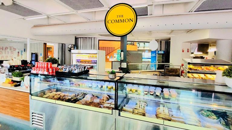 The Common cafe at VU's Footscray Nicholson campus.